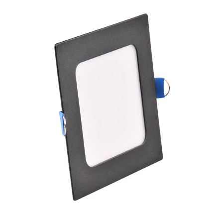 LED Podhľadové svietidlo RIGEL LED/4,8W/230V 4000K 11,8x11,8 cm čierna