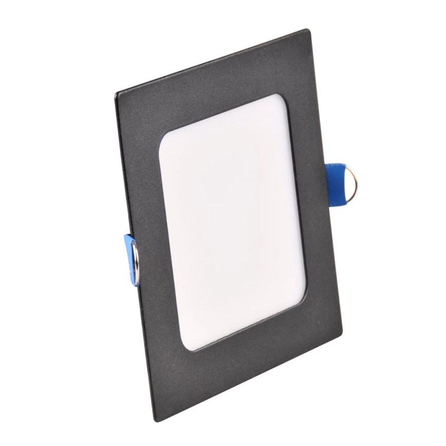 LED Podhľadové svietidlo RIGEL LED/4,8W/230V 4000K 11,8x11,8 cm čierna