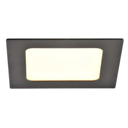 LED Podhľadové svietidlo RIGEL LED/4,8W/230V 4000K 11,8x11,8 cm čierna