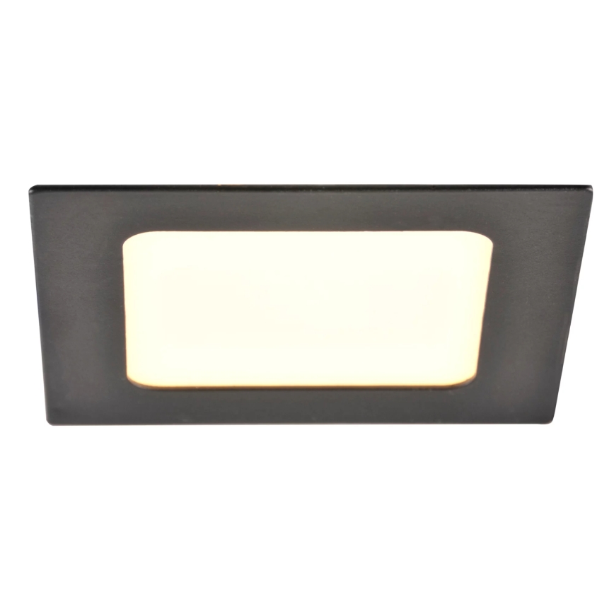LED Podhľadové svietidlo RIGEL LED/4,8W/230V 4000K 11,8x11,8 cm čierna