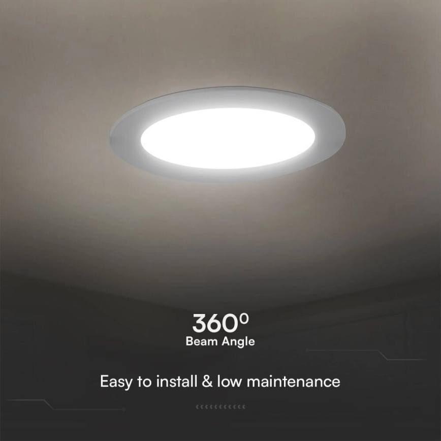 LED Podhľadové svietidlo SAMSUNG CHIP LED/24W/230V 4000K pr. 29,4 cm biela