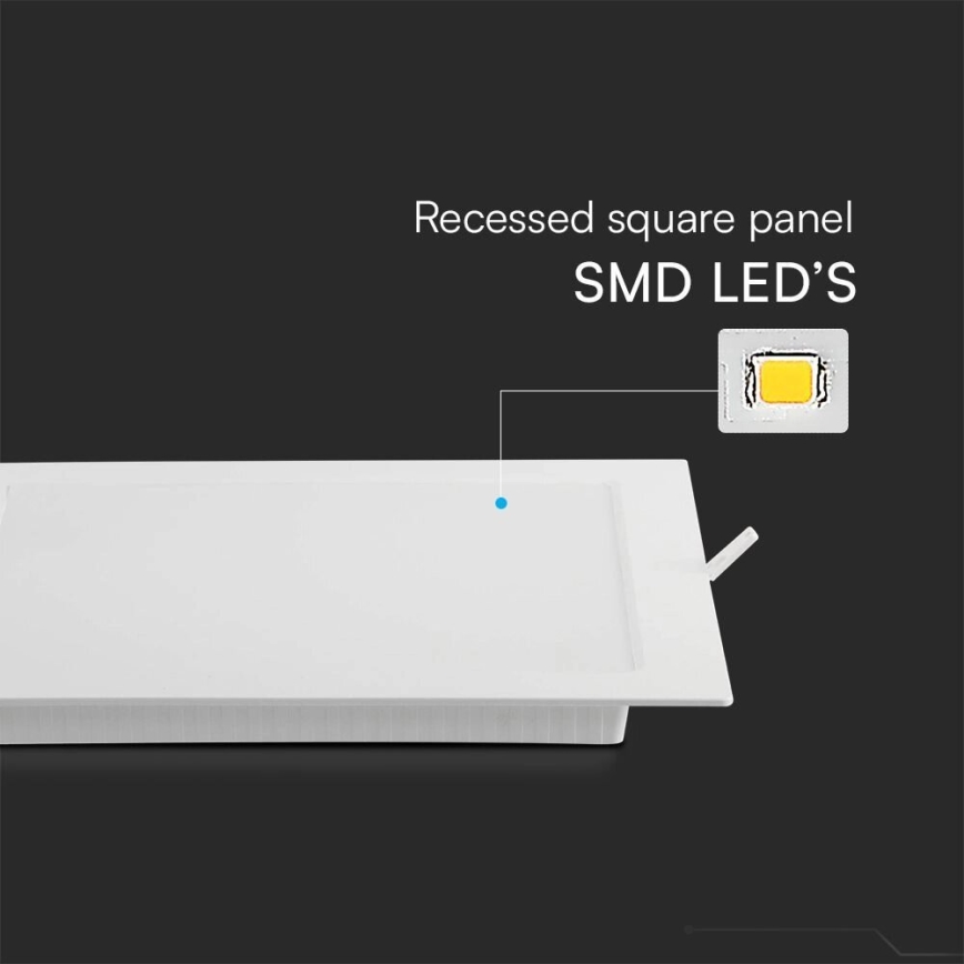 LED Podhľadové svietidlo SAMSUNG CHIP LED/24W/230V 6500K 29,5x29,5 cm biela