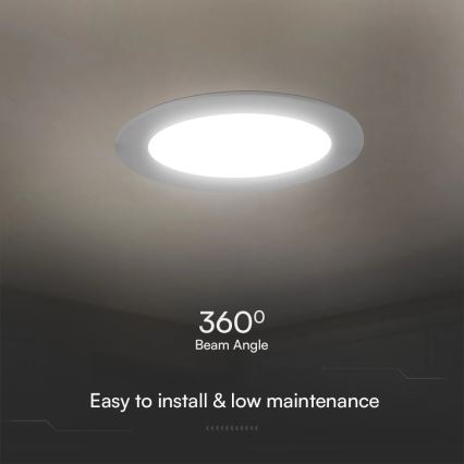 LED Podhľadové svietidlo SAMSUNG CHIP LED/24W/230V 6500K pr. 29,4 cm biela