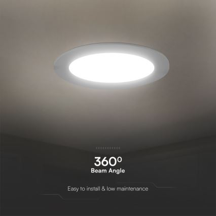 LED Podhľadové svietidlo SAMSUNG CHIP LED/3W/230V 3000K pr. 9,5 cm biela