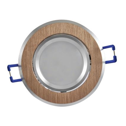 LED Podhľadové svietidlo SLNKO OLAL 1xGU10/3,5W/230V 3000K pr. 8,4 cm zlatá
