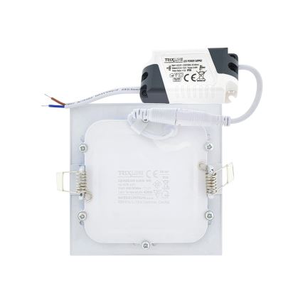 LED Podhľadové svietidlo SQUARE LED/12W/230V 4200K 16,8x16,8 cm biela