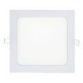 LED Podhľadové svietidlo SQUARE LED/15W/230V 4200K 18,8x18,8 cm biela