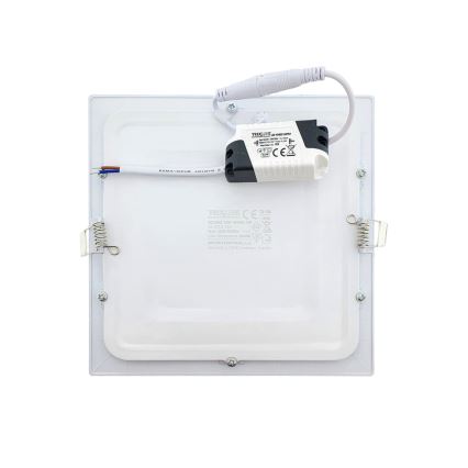 LED Podhľadové svietidlo SQUARE LED/15W/230V 6500K 18,8x18,8 cm biela