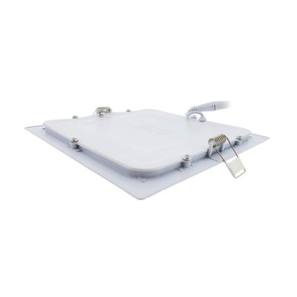 LED Podhľadové svietidlo SQUARE LED/15W/230V 6500K 18,8x18,8 cm biela