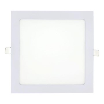 LED Podhľadové svietidlo SQUARE LED/18W/230V 2700K 22x22 cm biela
