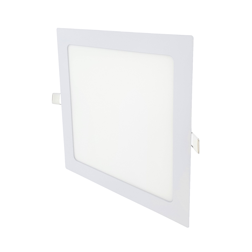 LED Podhľadové svietidlo SQUARE LED/18W/230V 2700K 22x22 cm biela