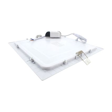 LED Podhľadové svietidlo SQUARE LED/18W/230V 2700K 22x22 cm biela