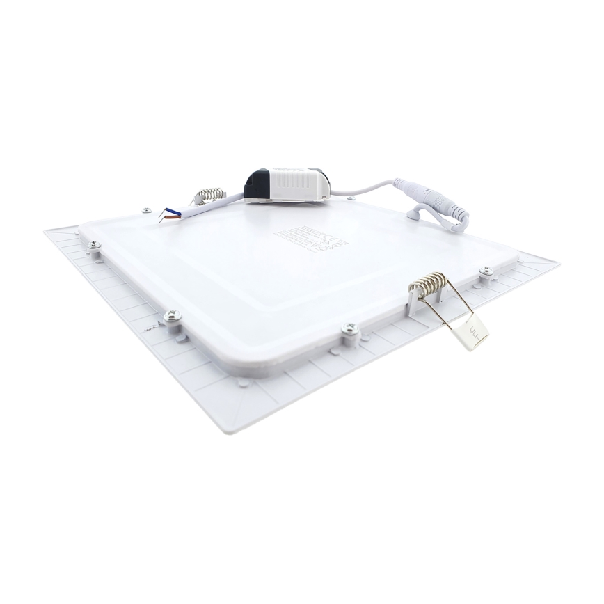 LED Podhľadové svietidlo SQUARE LED/18W/230V 2700K 22x22 cm biela
