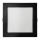 LED Podhľadové svietidlo SQUARE LED/18W/230V 4000K 22x22 cm čierna