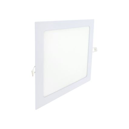 LED Podhľadové svietidlo SQUARE LED/18W/230V 4200K 22x22 cm biela