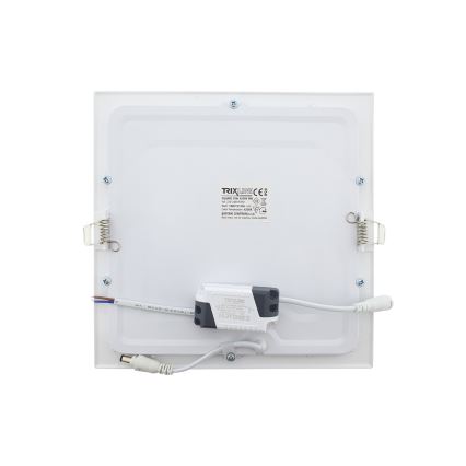 LED Podhľadové svietidlo SQUARE LED/18W/230V 4200K 22x22 cm biela