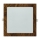 LED Podhľadové svietidlo SQUARE LED/18W/230V 4200K 22x22 cm hnedá