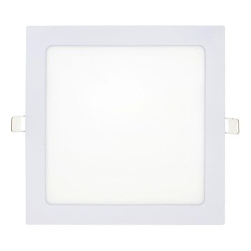 LED Podhľadové svietidlo SQUARE LED/18W/230V 6500K 22x22 cm biela