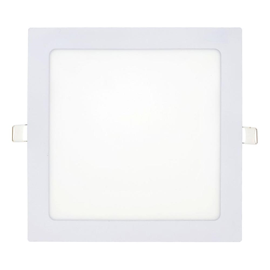 LED Podhľadové svietidlo SQUARE LED/18W/230V 6500K 22x22 cm biela