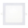 LED Podhľadové svietidlo SQUARE LED/18W/230V 6500K 22x22 cm biela