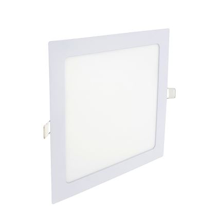 LED Podhľadové svietidlo SQUARE LED/18W/230V 6500K 22x22 cm biela