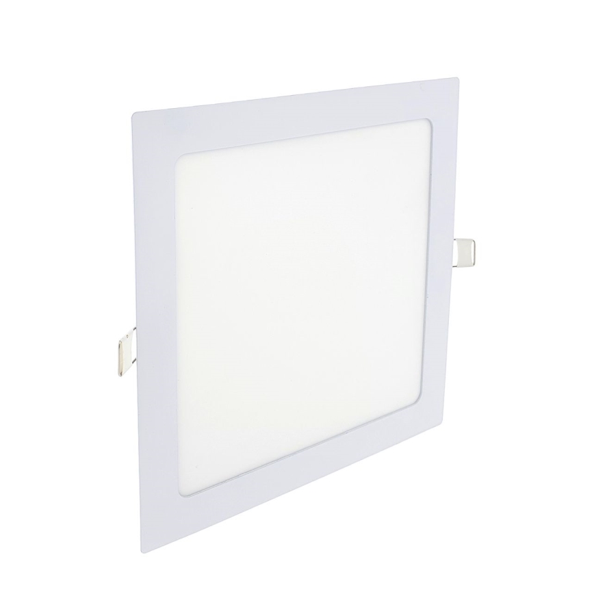 LED Podhľadové svietidlo SQUARE LED/18W/230V 6500K 22x22 cm biela