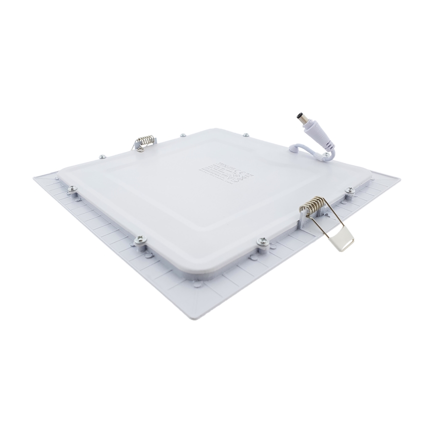 LED Podhľadové svietidlo SQUARE LED/18W/230V 6500K 22x22 cm biela