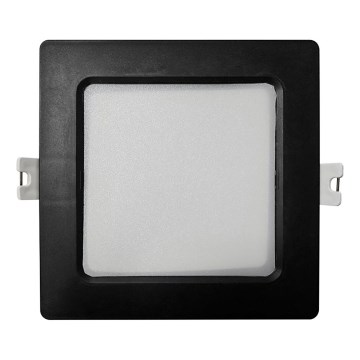 LED Podhľadové svietidlo SQUARE LED/6W/230V 4000K 12x12 cm čierna