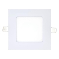 LED Podhľadové svietidlo SQUARE LED/6W/230V 6500K 11,8x11,8 cm biela