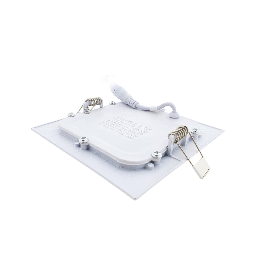 LED Podhľadové svietidlo SQUARE LED/6W/230V 6500K 11,8x11,8 cm biela