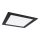 LED Podhľadové svietidlo VEGA LED/12W/230V 2900/3900/5800K 17,5x17,5 cm čierna