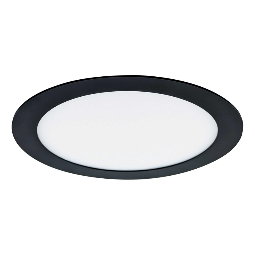 LED Podhľadové svietidlo VEGA LED/18W/230V 2900/3900/5800K pr. 22,5 cm čierna