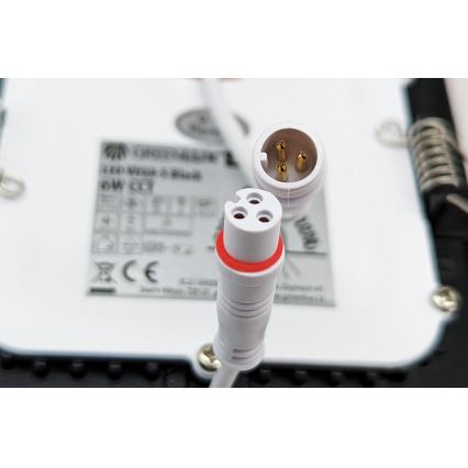 LED Podhľadové svietidlo VEGA LED/18W/230V 2900/3900/5800K pr. 22,5 cm čierna