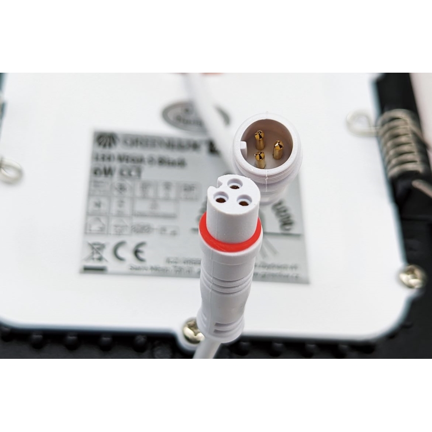 LED Podhľadové svietidlo VEGA LED/18W/230V 2900/3900/5800K pr. 22,5 cm čierna