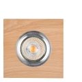 LED Podhľadové svietidlo VITAR 1xGU10/5W/230V CRI 90 dub
