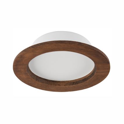 LED Podhľadové svietidlo WOODY SPOT LED/12,5W/230V 3000K čerešňa ø 16 cm