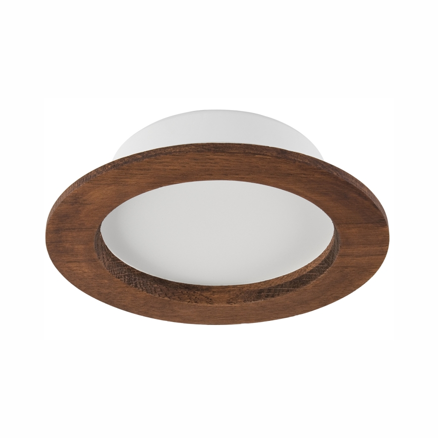 LED Podhľadové svietidlo WOODY SPOT LED/12,5W/230V 3000K čerešňa ø 16 cm