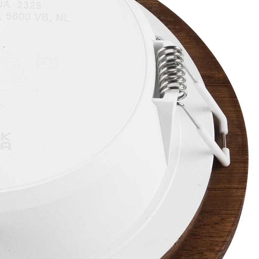 LED Podhľadové svietidlo WOODY SPOT LED/12,5W/230V 3000K čerešňa ø 16 cm