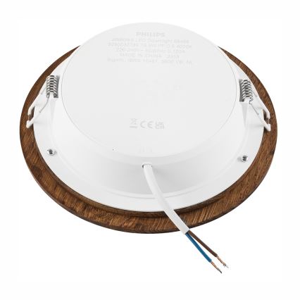 LED Podhľadové svietidlo WOODY SPOT LED/16,5W/230V 4000K čerešňa ø 18,5 cm