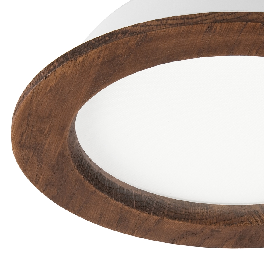 LED Podhľadové svietidlo WOODY SPOT LED/16,5W/230V 4000K čerešňa ø 18,5 cm