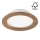 LED Podhľadové svietidlo WOODY SPOT LED/16,5W/230V 4000K orech ø 18,5 cm