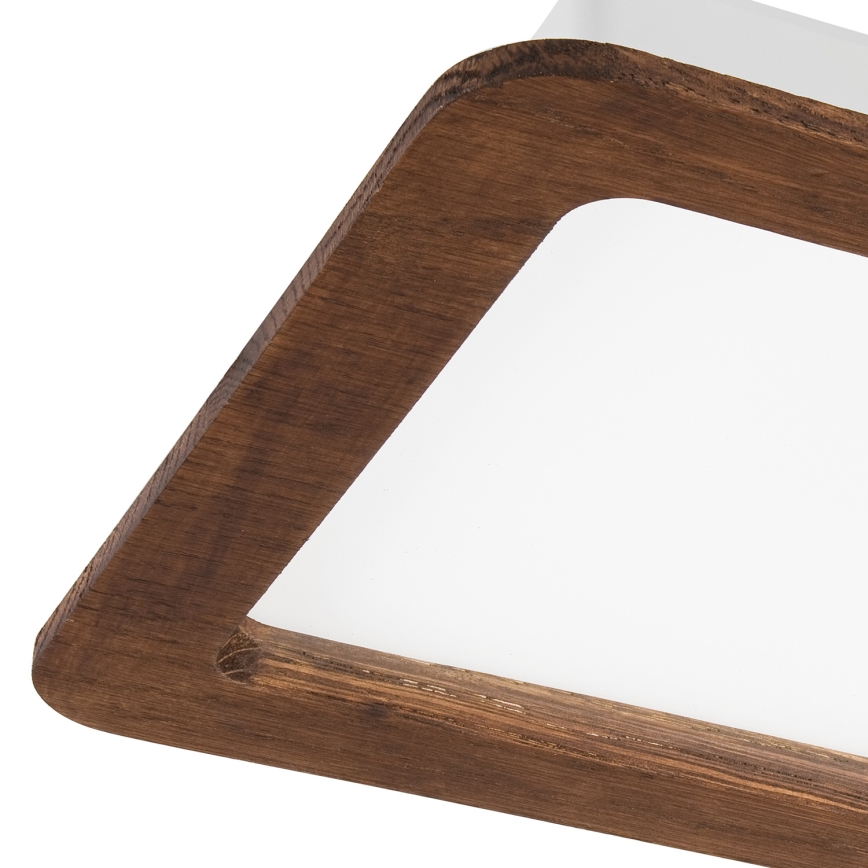 LED Podhľadové svietidlo WOODY SPOT LED/17W/230V 3000K čerešňa 18,5x18,5 cm