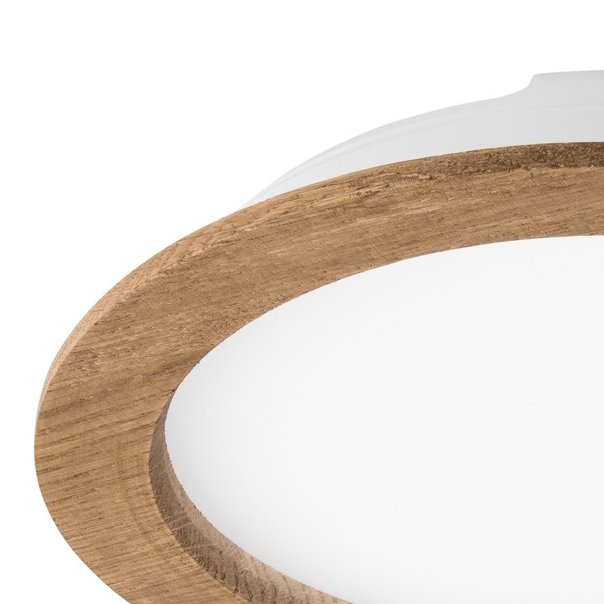 LED Podhľadové svietidlo WOODY SPOT LED/23,5W/230V 4000K orech ø 23,5 cm