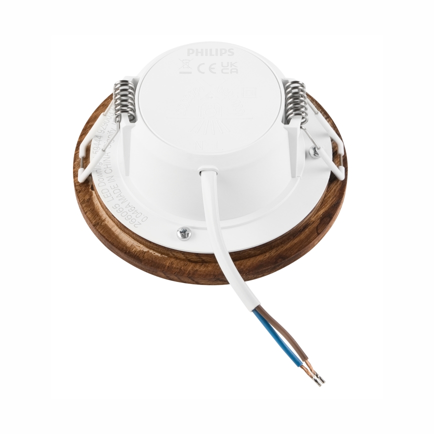 LED Podhľadové svietidlo WOODY SPOT LED/5,5W/230V 4000K čerešňa ø 10 cm