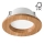 LED Podhľadové svietidlo WOODY SPOT LED/5,5W/230V 4000K dub ø 10 cm