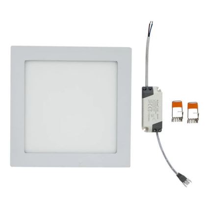 LED Podhľadový panel LED/18W/230V 3000K čtvercový