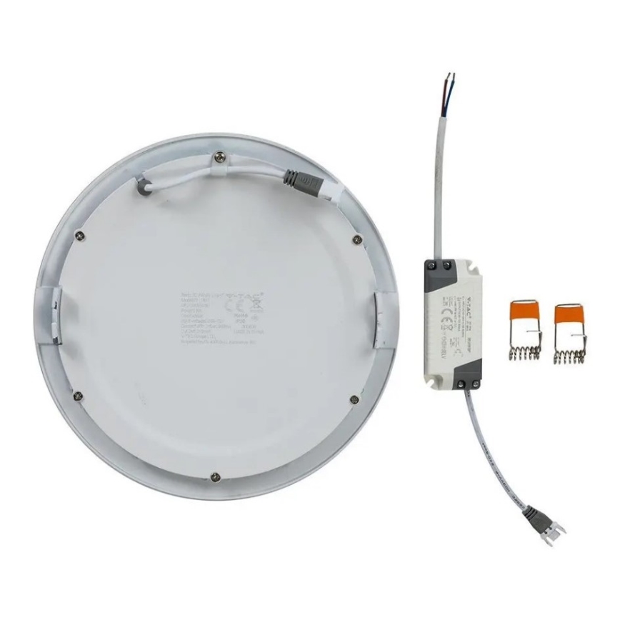 LED Podhľadový panel LED/18W/230V 3000K okrúhly