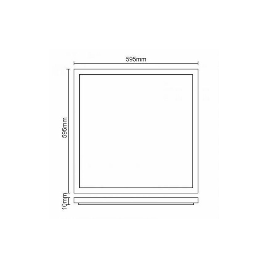 LED Podhľadový panel LED/40W/230V 4500K