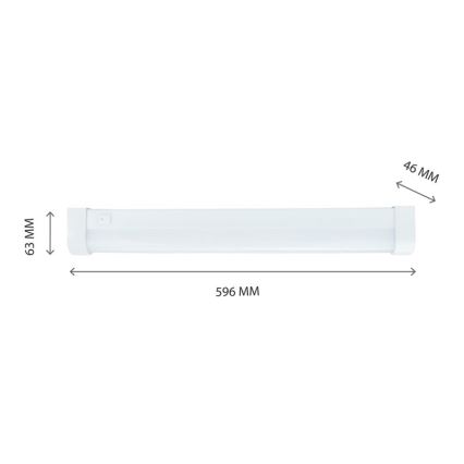 LED Podlinkové svietidlo AQUATICA LED/15W/230V 3000K IP44