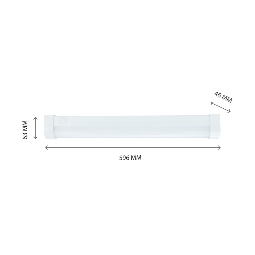 LED Podlinkové svietidlo AQUATICA LED/15W/230V 3000K IP44